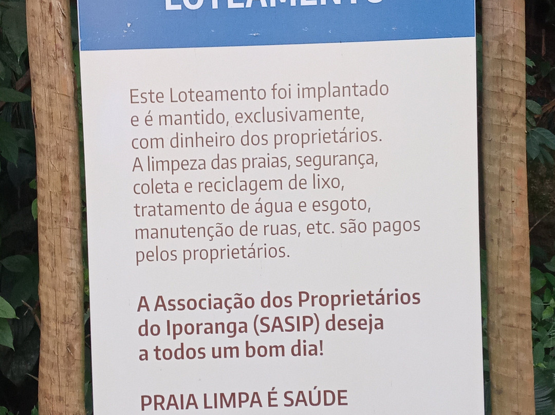 Praia do Iporanga-瓜鲁雅必去景点