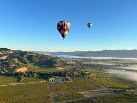 山谷热气球之旅-纳帕必去景点