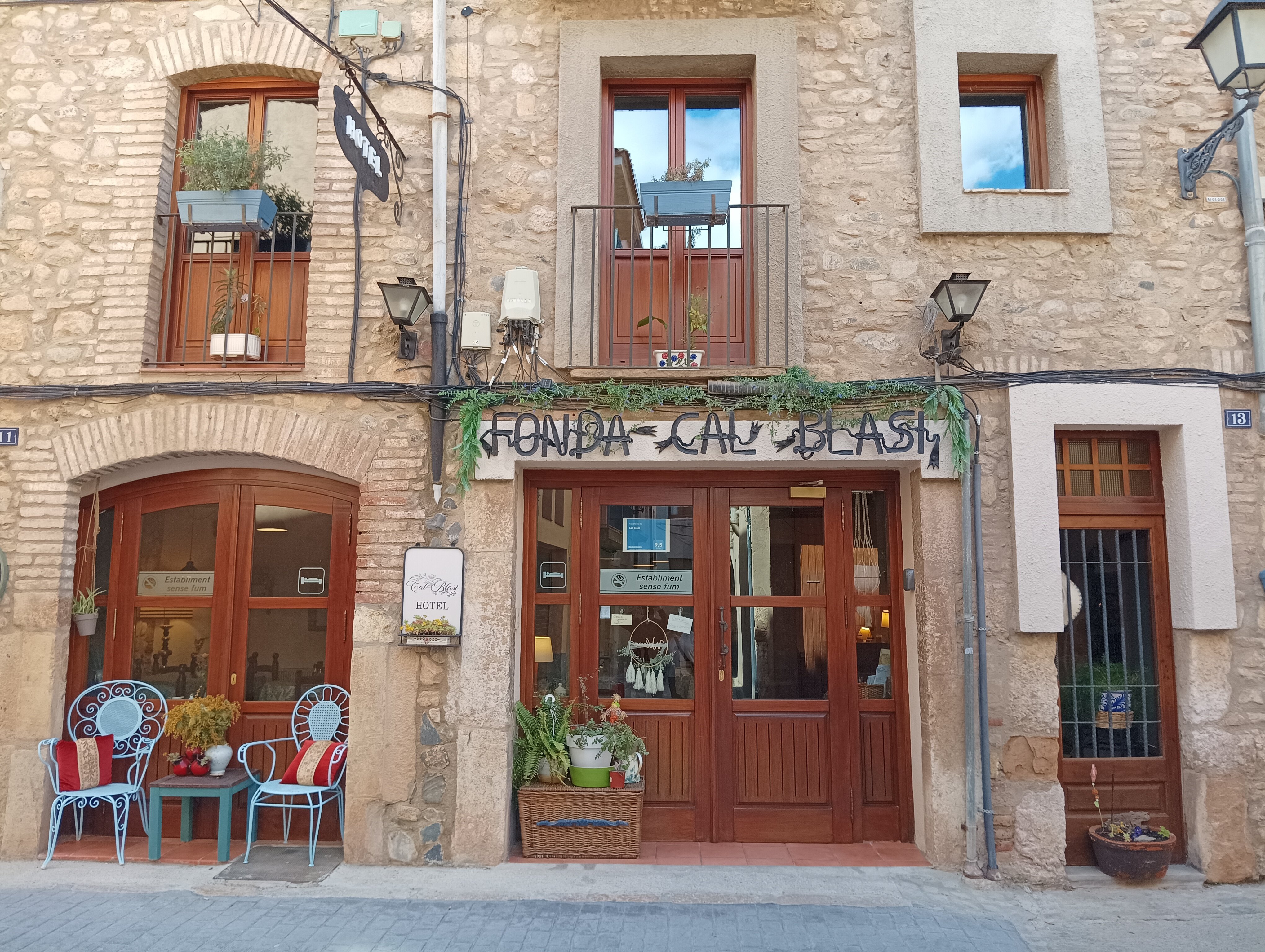 Hotel Fonda Cal Blasi-浴室