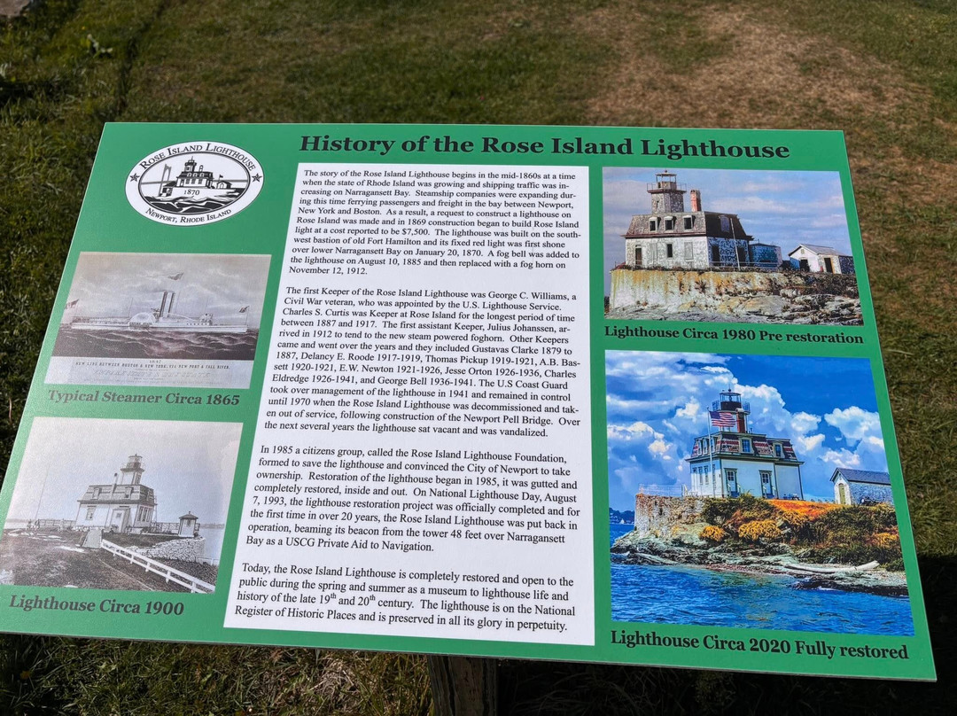 Rose Island Lightouse-纽波特必去景点