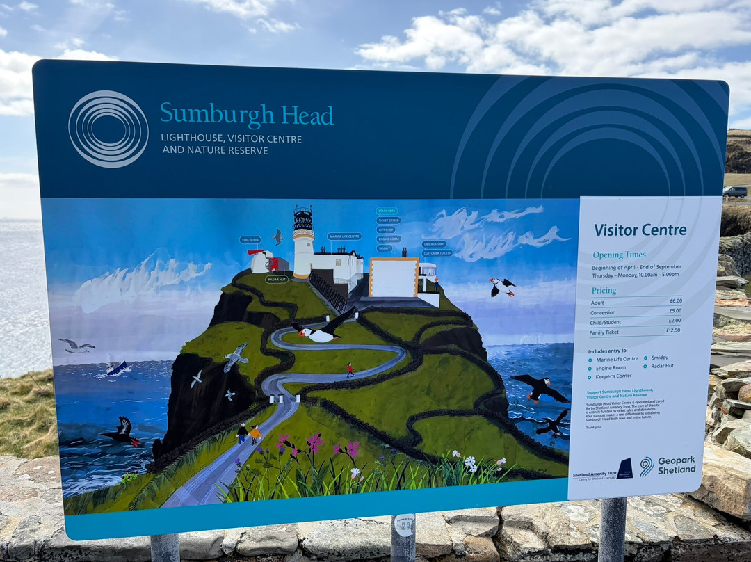 Sumburgh Head Lighthouse-Sumburgh必去景点