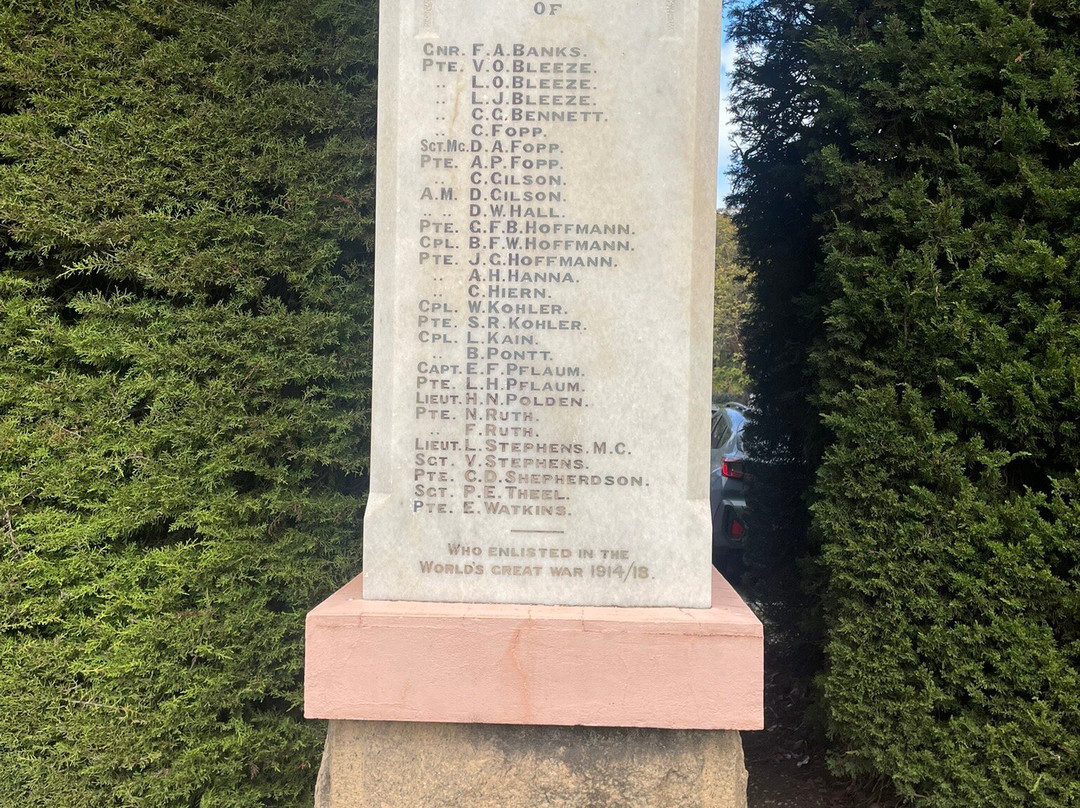 Birdwood Soldiers Memorial-Birdwood必去景点