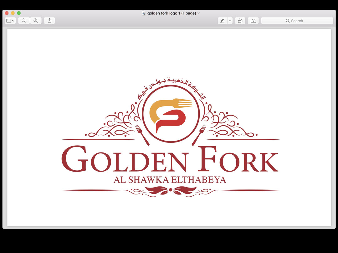 Golden Fork Al Shawka El Thabeya