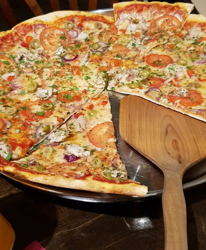Burger and Pizza restaurant Ansamblis