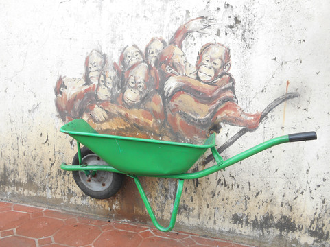 Hornbill Street Mural-古晋必去景点