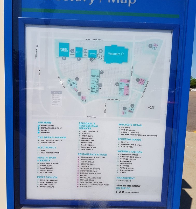 Novi Town Center-诺维必去景点