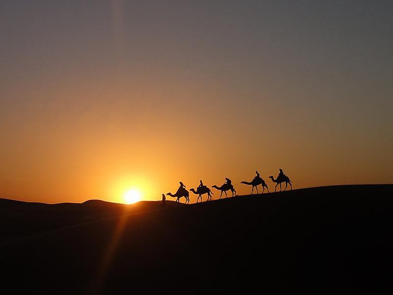 Quiet Merzouga Desert-梅如卡必去景点