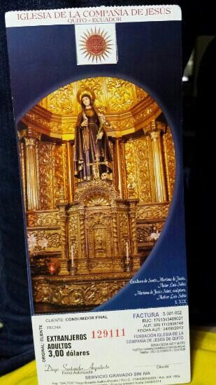 耶稣陪伴教堂（Iglesia de La Compania de Jesus）-基多必去景点