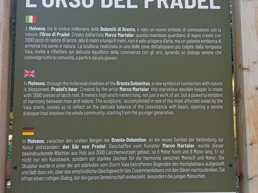 Orso Del Pradel - Martalar-莫尔韦诺必去景点