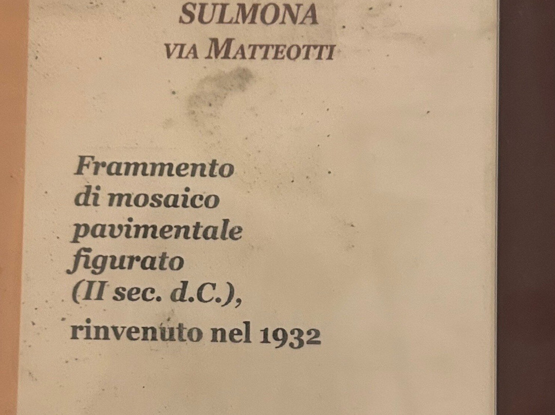 Museo Civico Santissima Annunziata-苏尔莫纳必去景点