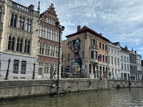 Boat in Gent-根特必去景点