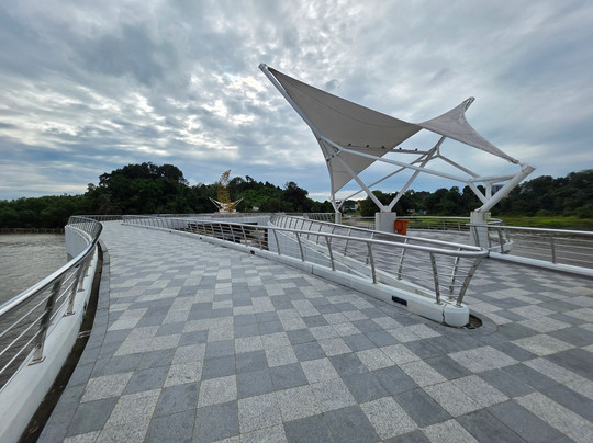 Sultan Omar Ali Saifuddien Pedestrian Bridge-斯里巴加湾必去景点