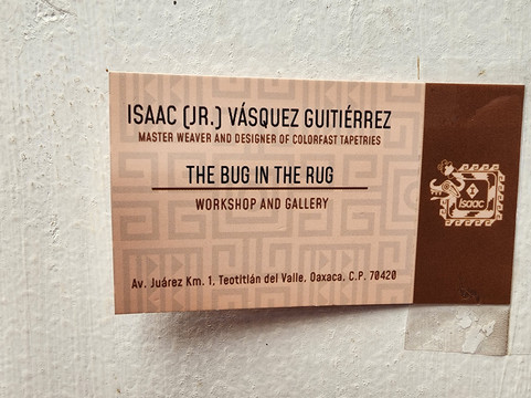 Isaac Vásquez Studio by The bug in The Rug-Teotitlan del Valle必去景点