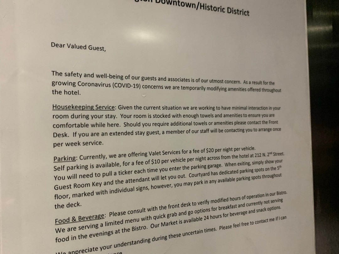 威尔明顿市中心/历史区万怡酒店主图