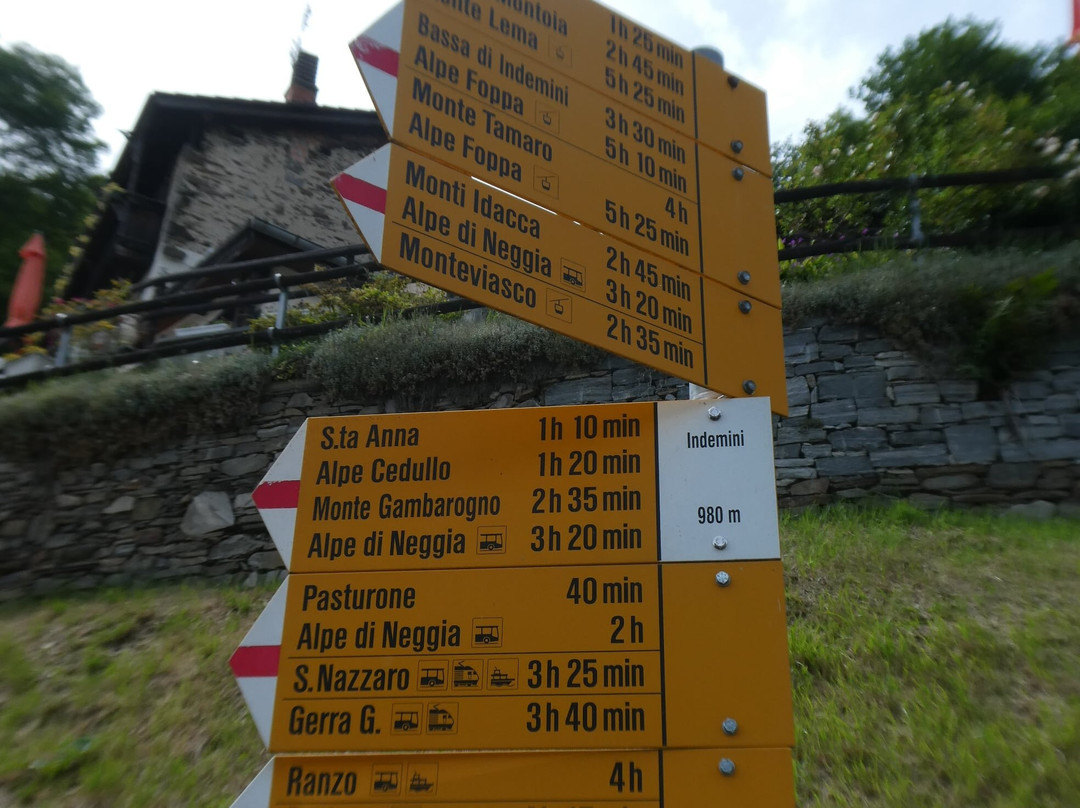 Monte Gambarogno-Indemini必去景点