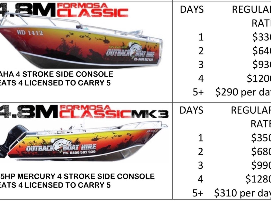 Outback Boat Hire-达尔文市必去景点