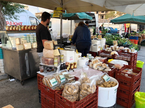 Nea Chora Farmer's Market-干尼亚必去景点