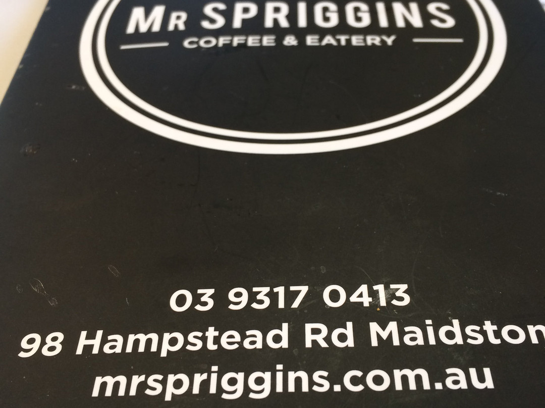 Maidstone餐馆和美食-Mr Spriggins