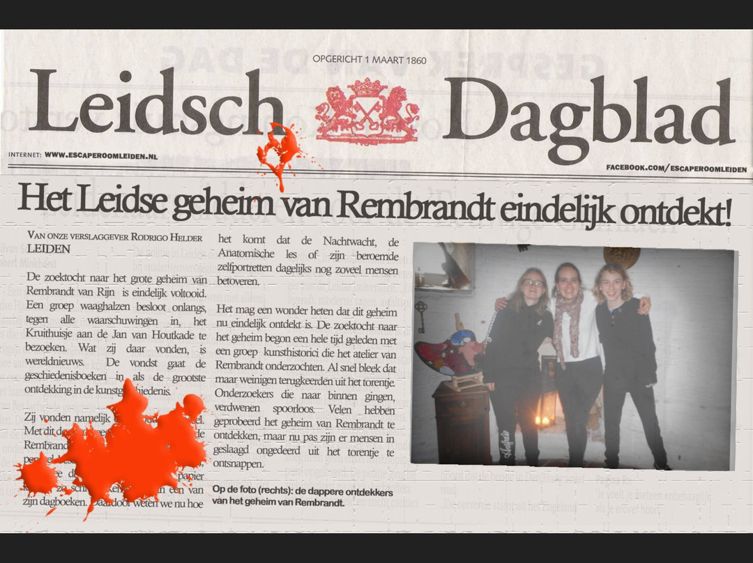 Escaperoom Leiden-莱顿必去景点