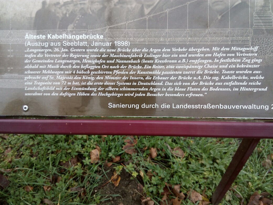 Hängebrücke Uber die Argen景点图片
