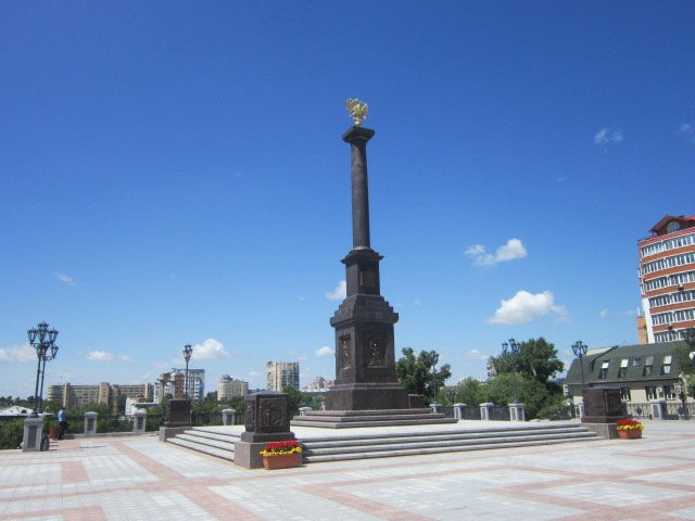 City of Military Glory Stela-哈巴罗夫斯克必去景点