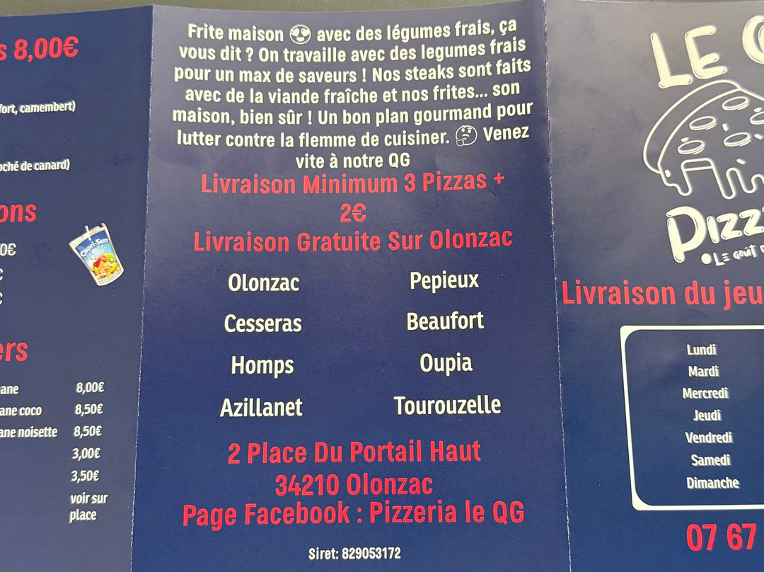 Pizzeria Le Qg