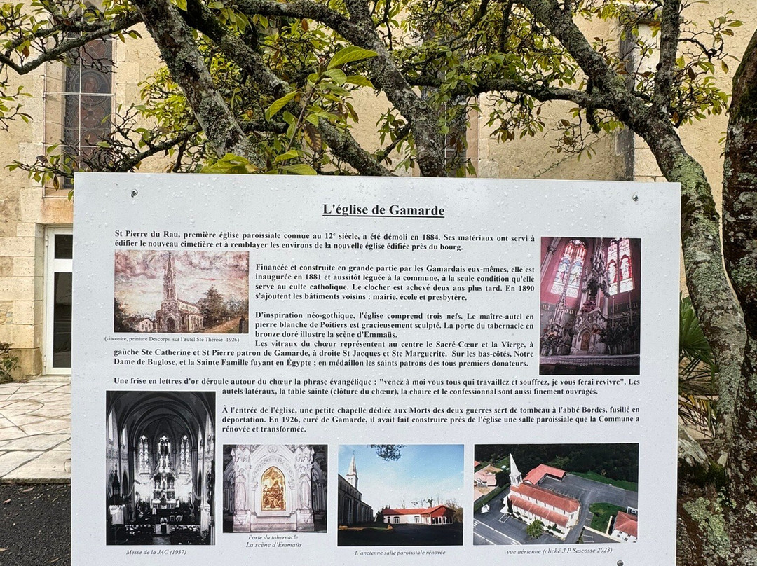 Eglise Saint-Pierre.-Gamarde-les-Bains必去景点