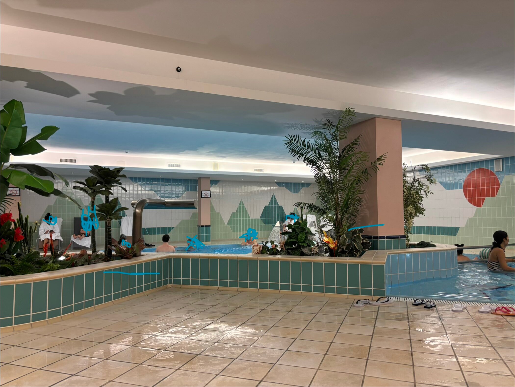 Hotel Residence 3 Signori-泳池