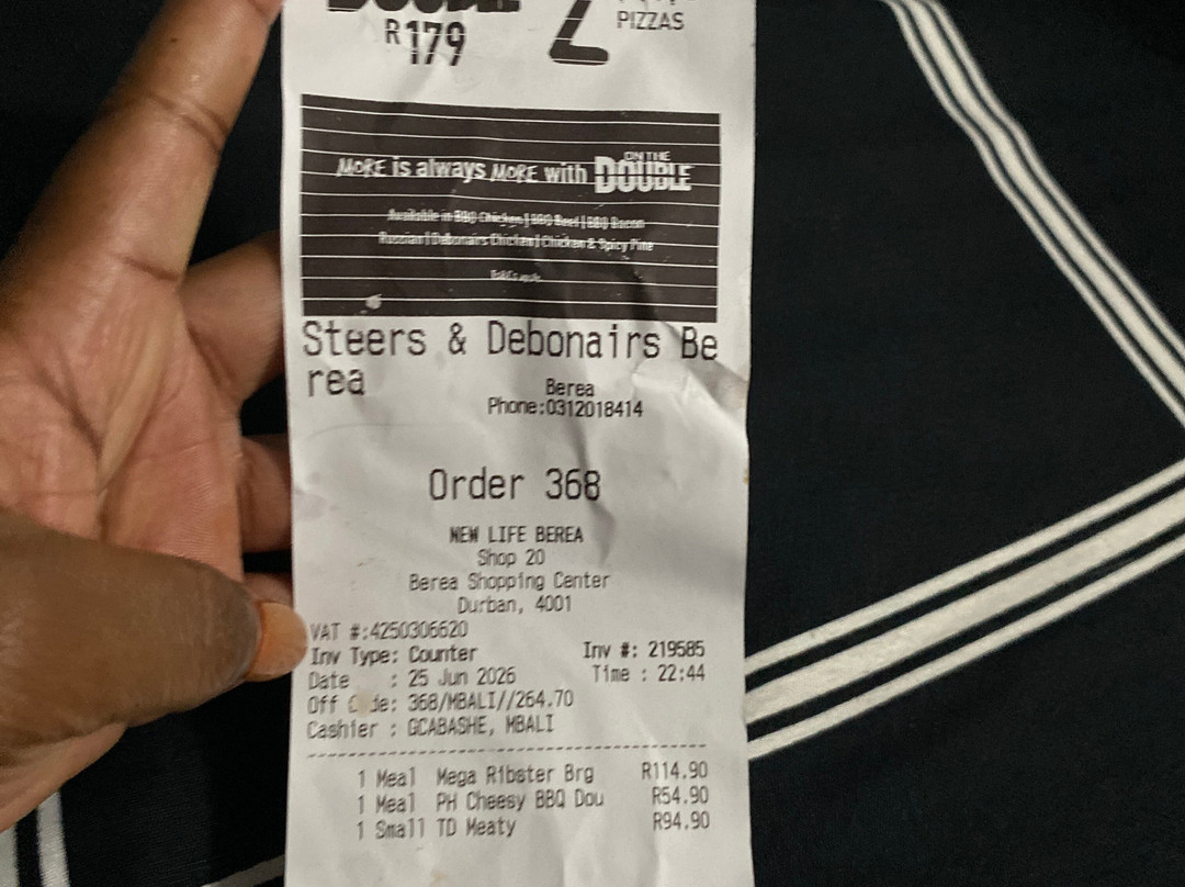 Debonairs Pizza Berea Centre