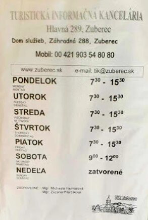 Zuberec Tourist Information Office