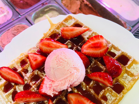 Waffeln Mediterraneo