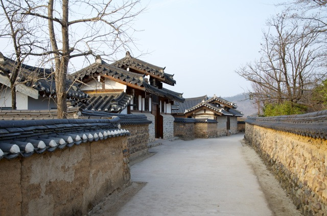 庆尚北道旅游景点-Andong Hahoe Folk Village
