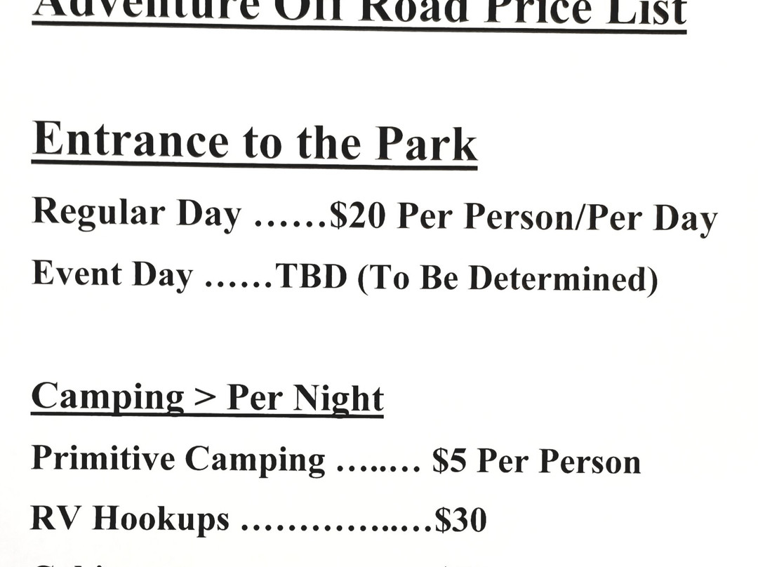 Adventure Off Road Park-South Pittsburg必去景点