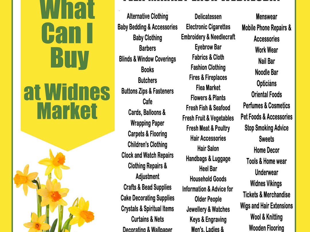 Widnes Market-威德尼斯必去景点