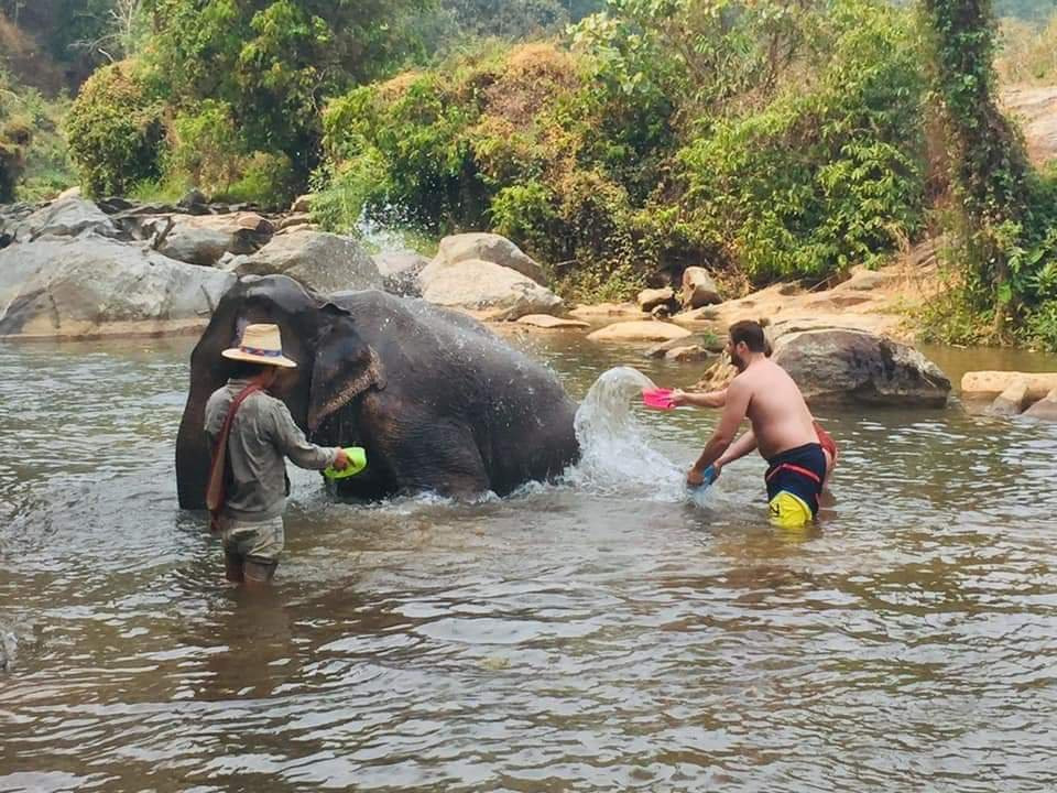 Elephant Care & Grand Canyon Jumping-清迈必去景点