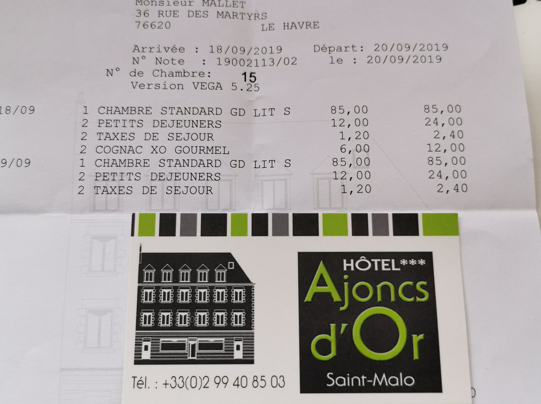 Hotel Les Ajoncs d'Or主图
