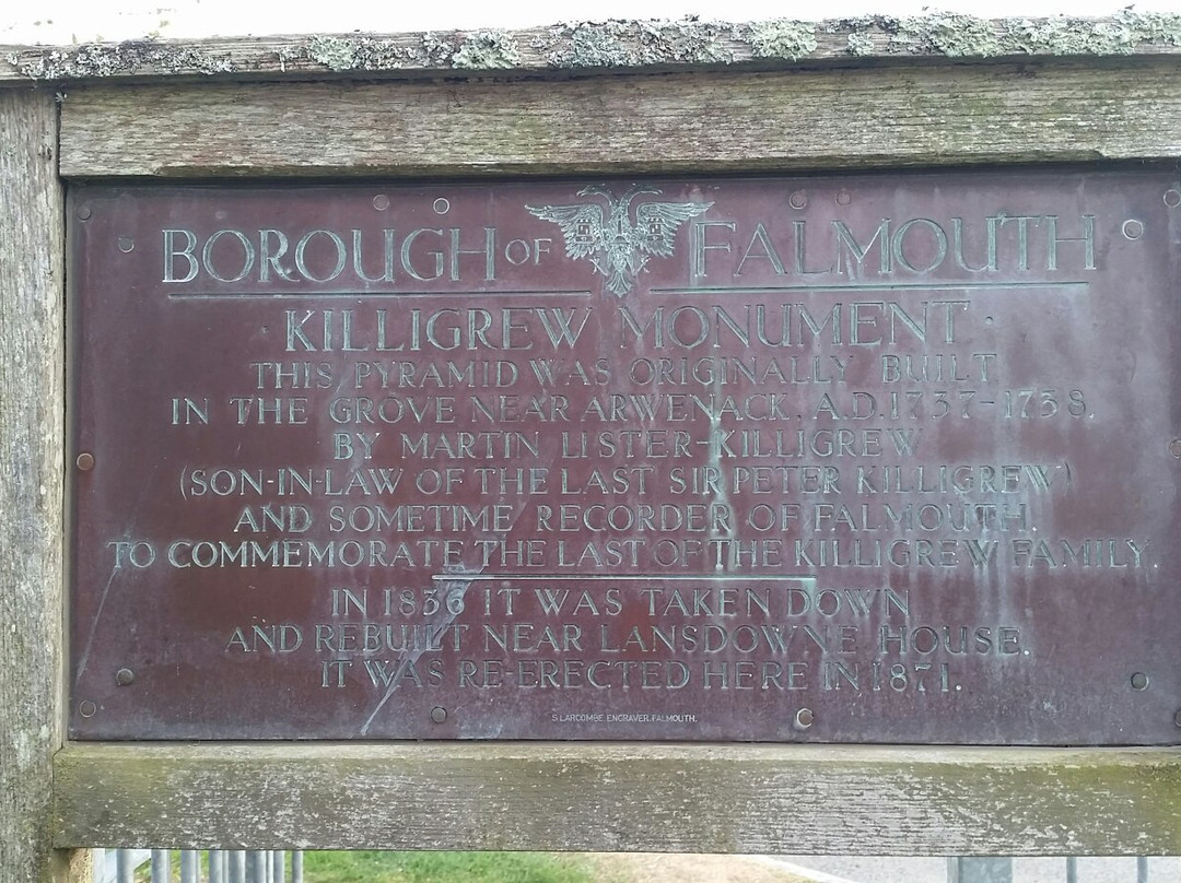 Killigrew Monument-法尔茅斯必去景点