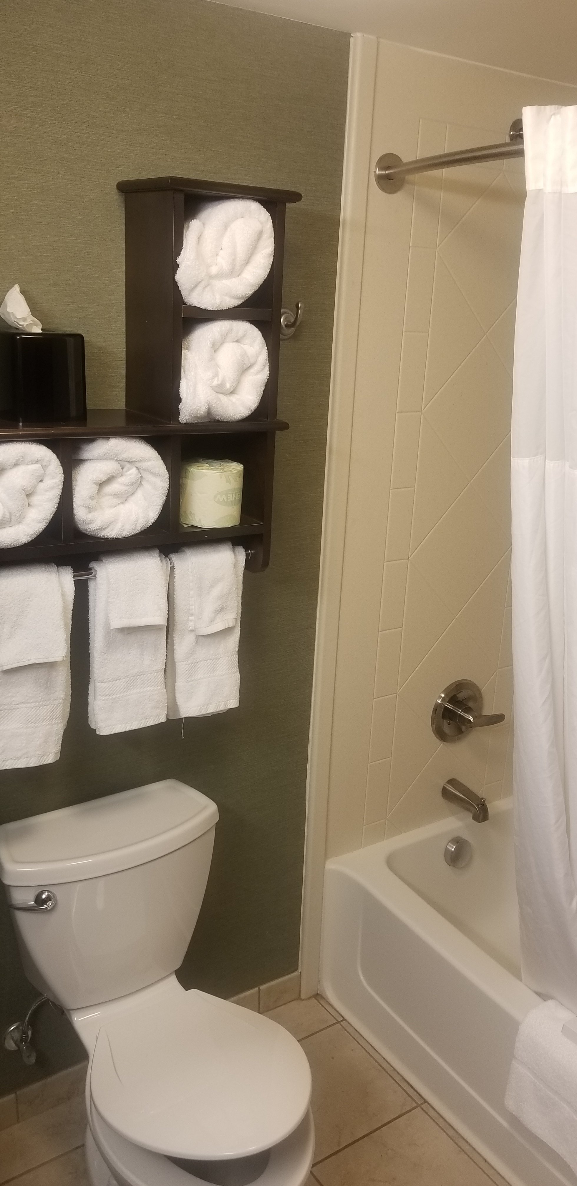Hampton Inn Huntington University Area-浴室