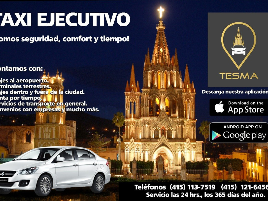 Taxi Tesma Allende-圣米格尔护城必去景点