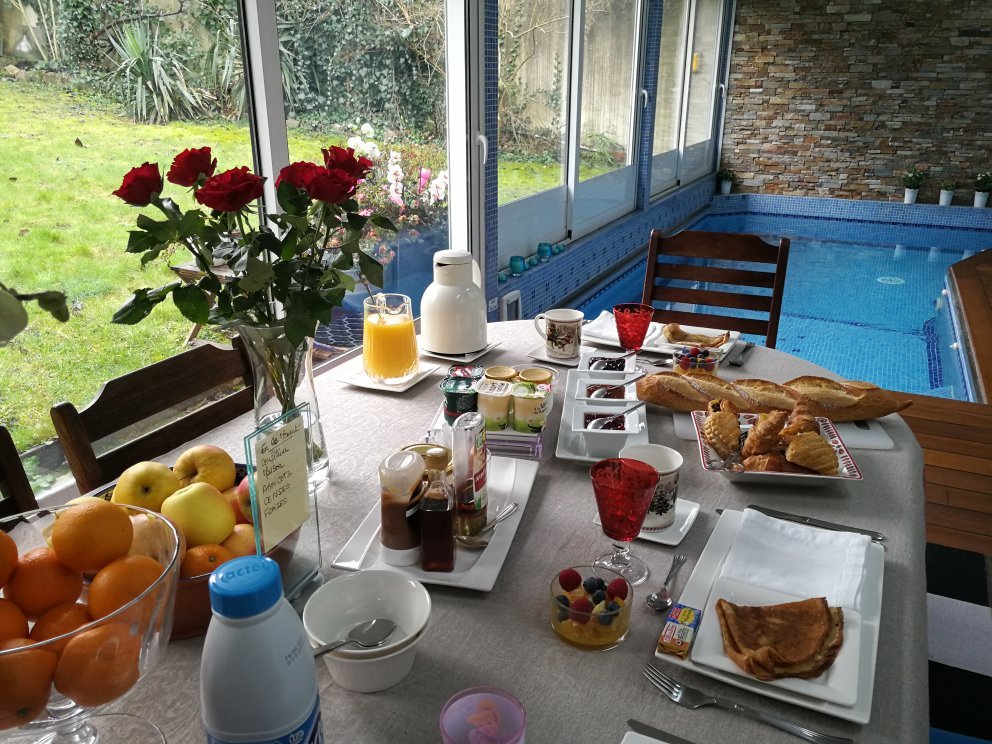 Chambre d'hotes Chez Marile-餐饮