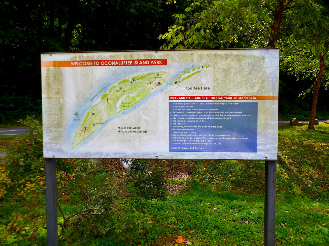 Oconaluftee Islands Park-切罗基必去景点