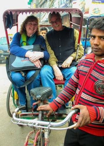Old Delhi Rickshaw Ride-新德里必去景点