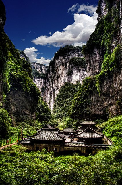 武隆岩溶地质公园景点图片