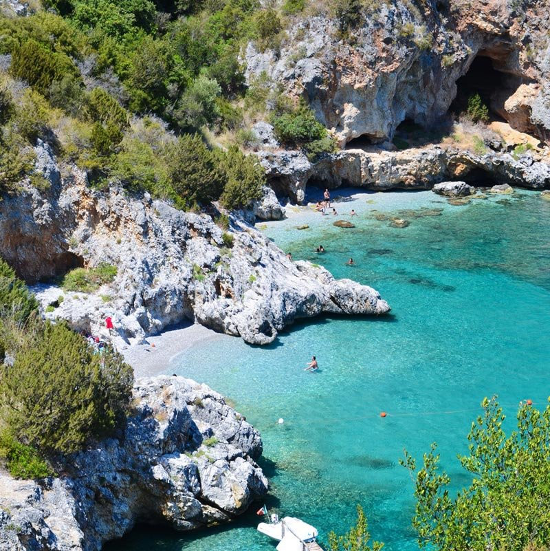 Baia di Ieranto景点图片