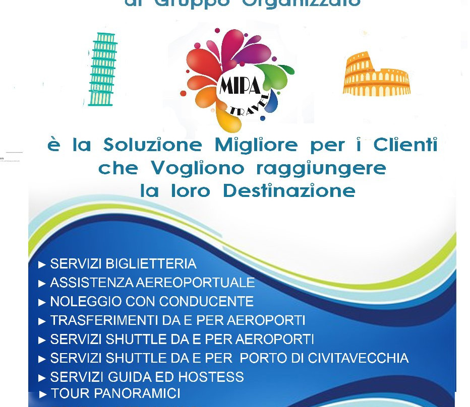 MIPA Travel Fiumicino Shuttle&Cab-罗马必去景点