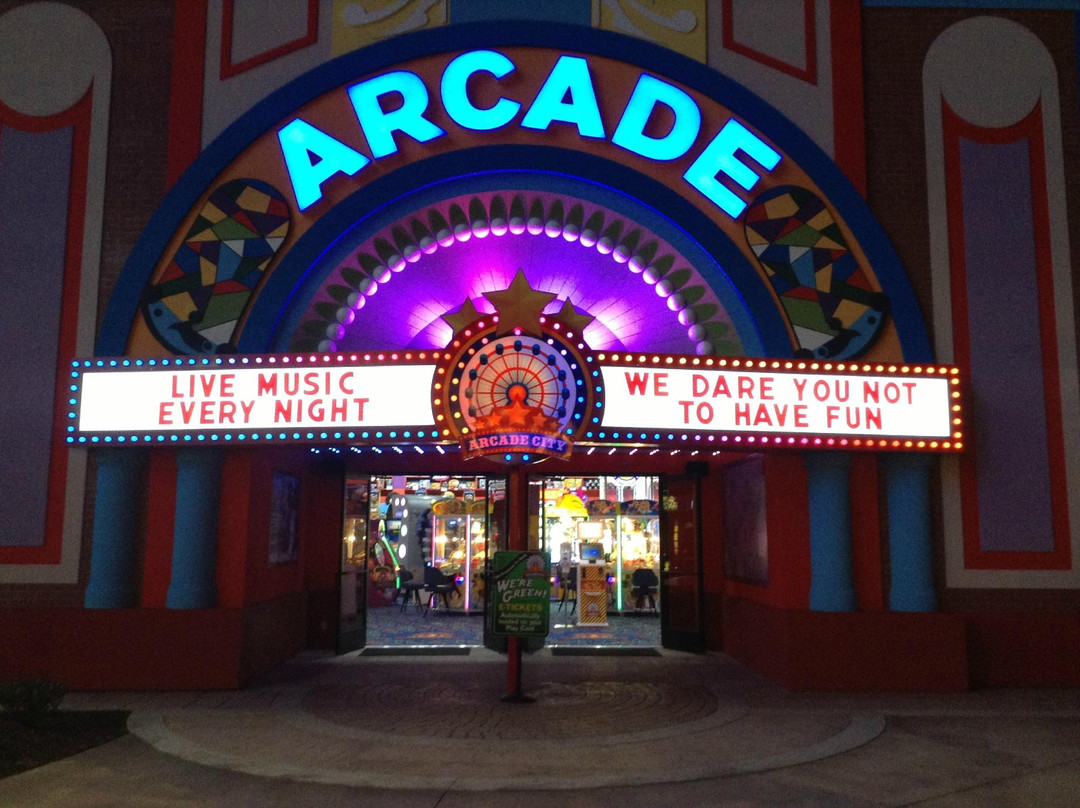 Arcade City Pigeon Forge-皮金福奇必去景点