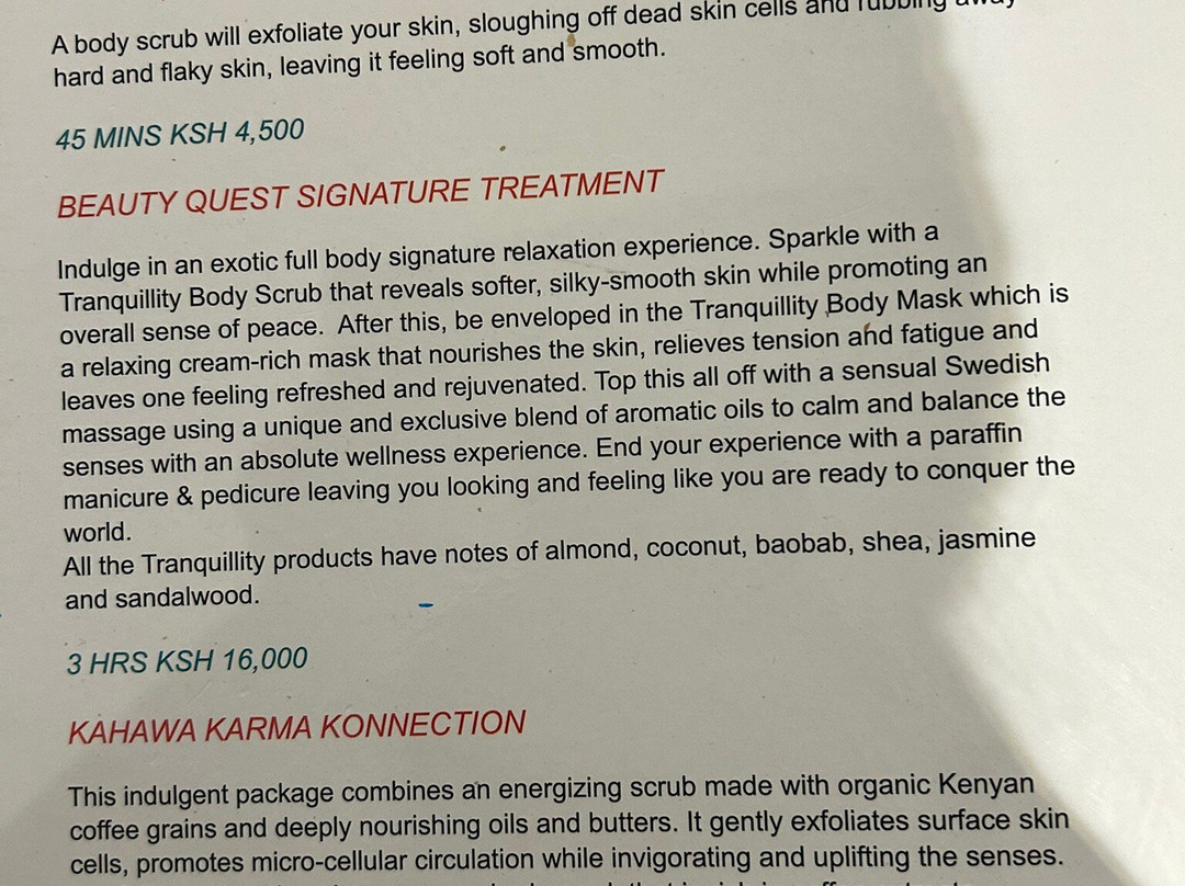 Beauty Quest  Spa And Wellness Center-内罗毕必去景点