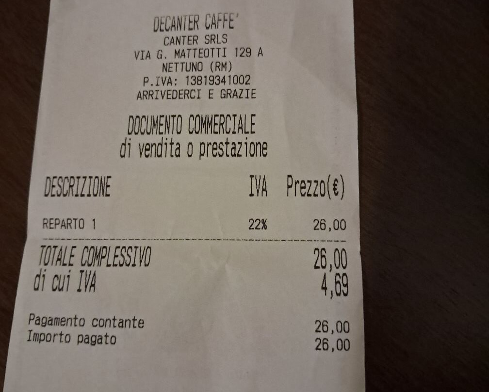 Decanter Restaurant Wind Bar