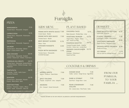 Fumiglia Restaurant