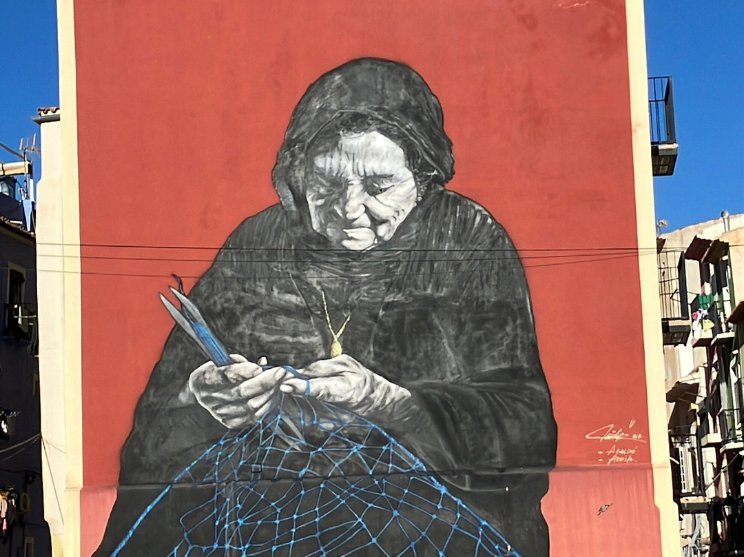 Mural Marinero Tatuado und andere-Villajoyosa必去景点